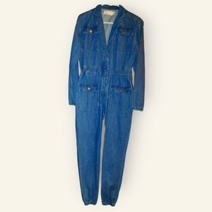 Naked Wardrobe One Piece Jean Jumpsuit